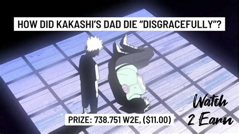 why did kakashi's dad die.
